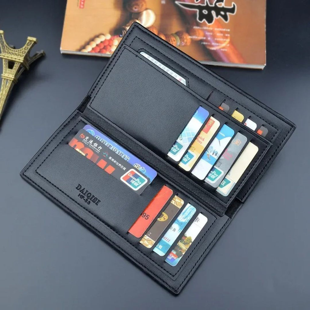New Design Long Wallet for Men & Women | 12 Card Slots - Readom Colour